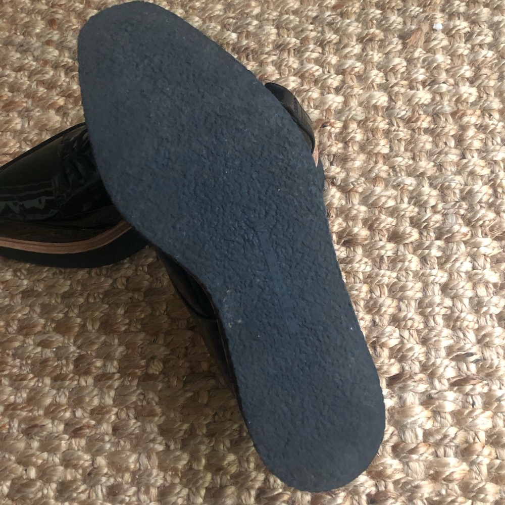 Zara Black Platform Oxfords - Picture 10 of 16